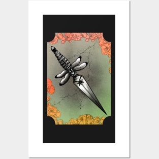 dragonfly dagger Posters and Art